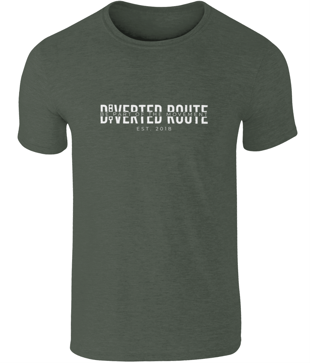 Diverted Route Ltd Unisex Adult Split Tshirt