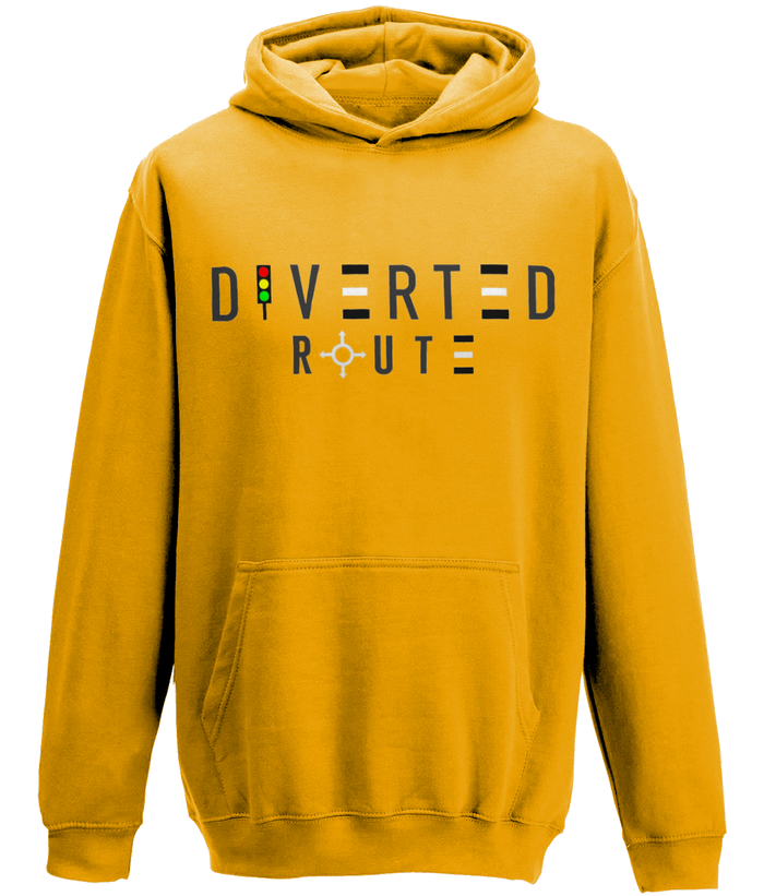 Diverted Route Roadsign Hoody-Diverted Route