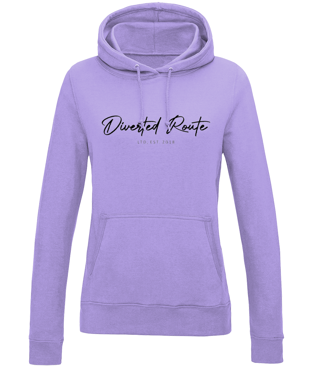 Diverted Route Ltd Womens Signature Hoody
