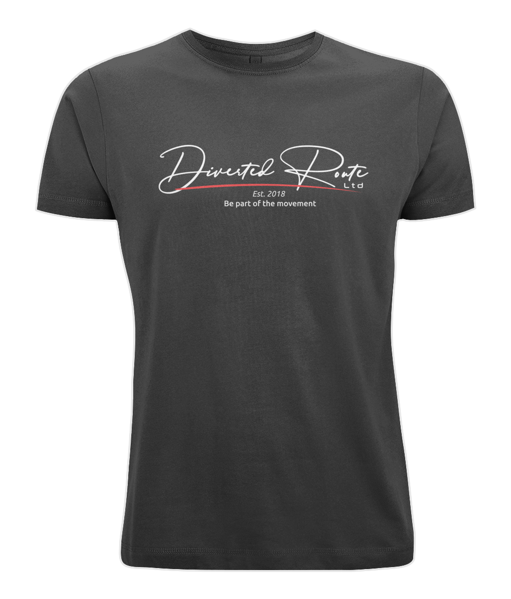 Diverted Route Ltd Unisex Adult Signature T Shirt