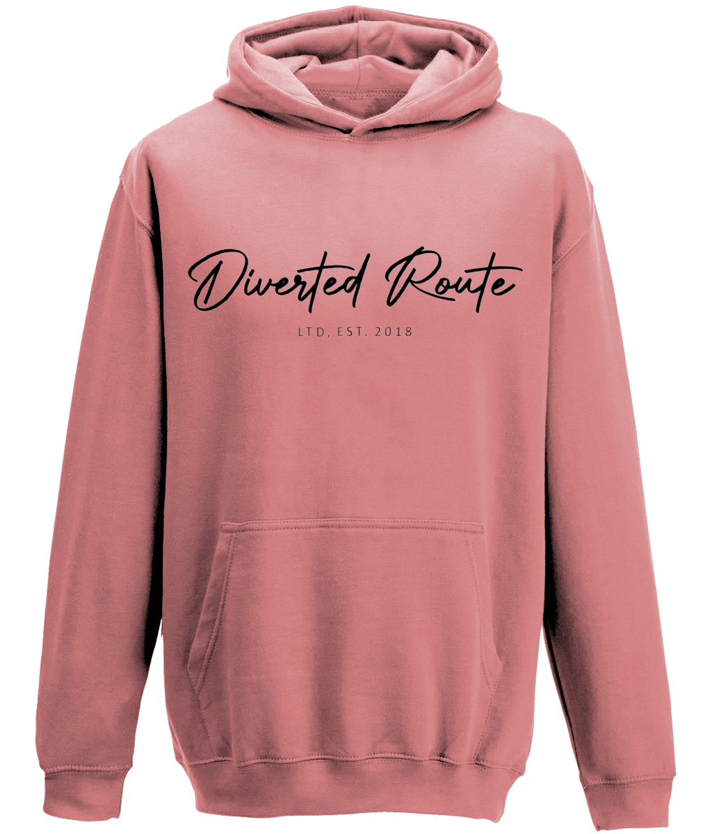Diverted Route Ltd Womens Signature Baggy Hoodie