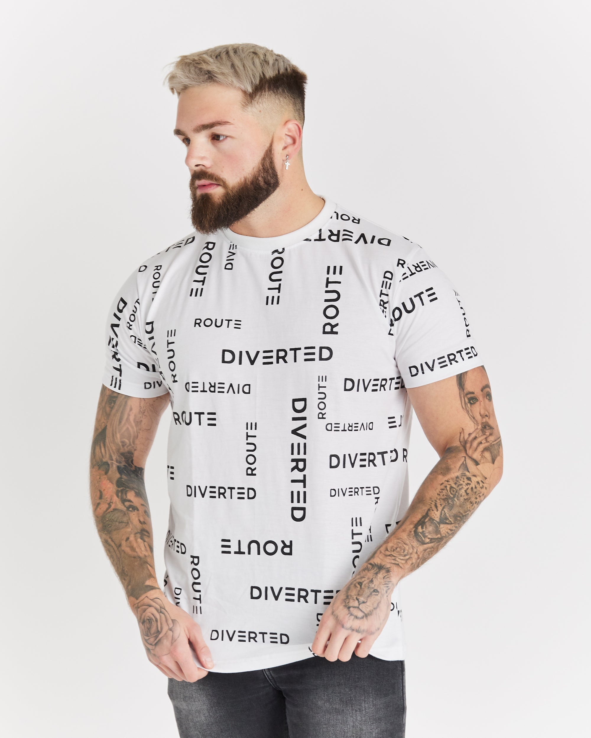 Diverted Route Ltd Unisex Cotton Gridlock T-Shirt