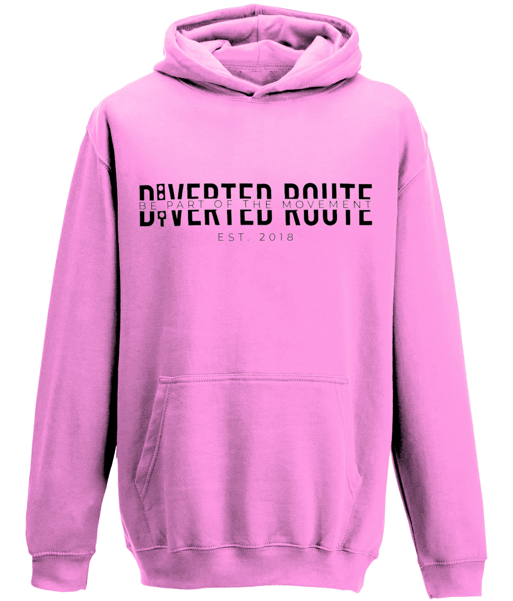 Diverted Route Ltd Unisex Adult Split Hoody